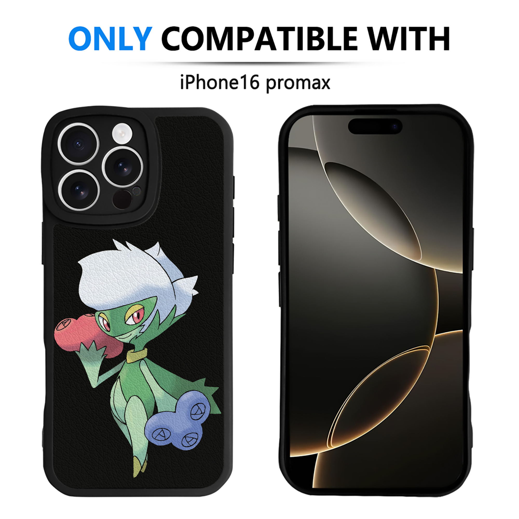 （画像用） ポケットモンスター Pokémon 【iPhone 16シリーズ対応】シリコンスマホケース（レザー調） 材質：シリコン